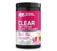 Optimum Nutrition Isolat de Protéine de Lactosérum et Peptides de Collagène, Saveur Pomme-Framboise, avec Vitamines C et D - 10 Portions, 240 g