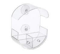 Clear Window Bird Feeder - Gobelet à ventouse pour guérir les oiseaux | Bol d'aspiration puissant, boîte alimentaire amovible en acrylique pour le jardin d'observation de l'intérieur de la terrasse