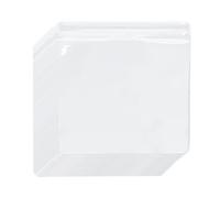 Clear Zipper Bags - 100 Piece Set | Smooth Waterproof Zipper Pouches,