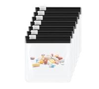 Clear Zipper Bags - 7 Pack 2.95in Resealable Craft Storage Pouches