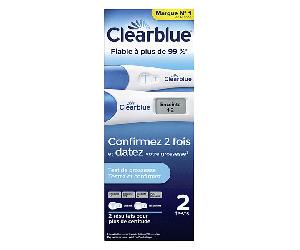 Clearblue Multi Test de grossesse Testez et confirmez x2 (1 digital, 1 visuel)
