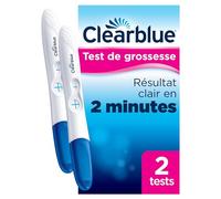 Clearblue Test De Grossesse, 2 unités, Pratique Et Rapide, Fiable à Plus De 99 %, Détection Précoce de la Grossesse, résultats jusqu’à 5 jours avant le retard de vos règles