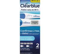 Clearblue Test De Grossesse Détection Précoce 2 Pièces