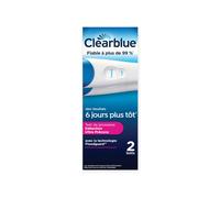 Parapharmacie en ligne > Bébé & Maman > Produits pour maman > Produits pour conception et grossesse > Tests de grossesse Clearblue Test de Grossesse Détection Ultra-Précoce x 2