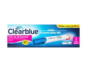 Clearblue Test De Grossesse Détection Ultra Précoce Digital 1 Pièce