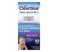 Clearblue Test d'Ovulation Digital 2 hormones Boîte de 10