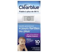 Clearblue Test d'Ovulation Digital 4 Jours 10 Unités
