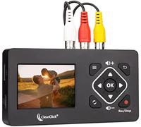 ClearClick Convertisseur vidéo vers numérique 2.0 (deuxième génération) Mini Edition - Enregistrez des vidéos à partir de magnétoscope, Cassettes VHS, AV, RCA, Hi8, caméscope, DVD, systèmes de Jeu