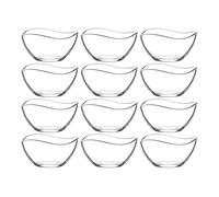 CLEARFEE Lot de 6 à 12 bols en verre de qualité supérieure - 215 ml ou 310 ml - Bols à dessert, apéritif, bols en verre (12 pièces de 215 ml)