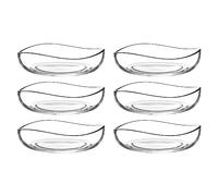 CLEARFEE Lot de 6 à 12 bols en verre de qualité supérieure - 215 ml ou 310 ml - Bols à dessert, apéritif, bols en verre (6 pièces 195 ml)