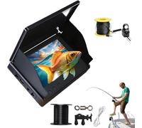 Clearhook Fishing Camera, Clearhook Portable Underwater Fishing Camera, 220° Wide-Angle IR Night Vision, 5″ LCD and Upgraded HD Lens, for Sea Fishing, Wild Fishing, Ice Fishing (20m Line,4.3 in)