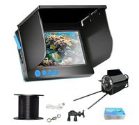 Clearhook Fishing Camera, Clearhook Underwater Fishing Camera, 220° Wide-Angle IR Night Vision, 10000mAh Battery, IP65 Waterproof,100ft Cable (Ultra-Clear 20 Meters,5in)