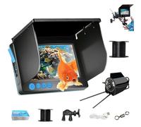 Clearhook Underwater Camera, Clearhook 5″ Portable Underwater Fishing Camera, 220° Wide-Angle Night Vision, IP65 Waterproof, Muddy Water Treatment, for Fishing Enthusiasts (Waterproof,50m/165ft)