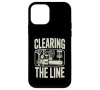 Clearing The Line Tronçonneuse Funny Disc Golf Player Coque pour iPhone 12 Mini