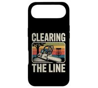 Clearing The Line Tronçonneuse Funny Disc Golf Player Coque pour iPhone Air