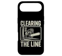 Clearing The Line Tronçonneuse Funny Disc Golf Player Coque pour iPhone Air