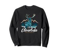 Clearlake, Californie, États-Unis, majestueuses Montagnes et lac Elk Sweatshirt