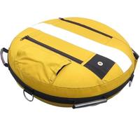 Clearlin Bouées gonflables d'entraînement à la plongée, bouées de signalisation de Surface Haute visibilité pour la Chasse sous-Marine et la plongée sous-Marine.(Yellow,with Flag)