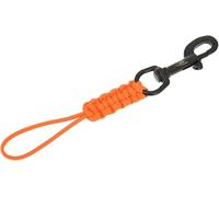 Clearlin Crochet de Corde Anti-Perte avec Cordon tressé en Acier de qualité Marine, boulons pivotants for plongée sous-Marine, Crochet de Fixation for Lampe de Poche(Orange)