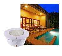 Clearlin Lumières de Piscine LED Submersibles - 12 V avec Spots télécommandés, Spot de Piscine à encastrer PAR56, lumières de Piscine, boîte étanche IP68 avec câble de 3 m.(Warm White,25W)