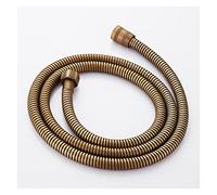 ClearloveWL Flexibles de Douche, Bronze Antique/Or/Chrome 1.5m Tuyau de Douche sanitaire en Acier Inoxydable Souple en Acier Inoxydable Double bloquée Tuyau de Chauffe-Eau