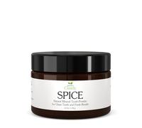 Clearly SPICE, poudre dentaire naturelle reminéralisante pour des dents et des gencives saines, des dents sensibles, anti-carie. Dentifrice blanchissant sans fluorure pour adultes et enfants (40g)