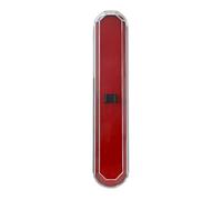 Clearly View Boîte à crayons rectangulaire transparente compacte pour crayons, gommes, école, bureau