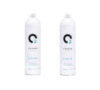 ClearO2 Bidon d'oxygène de 15 L | Oxygène respiratoire pur dans une boîte en aluminium léger | Fabriqué en Grande-Bretagne (bidon de rechange, 15 l) (lot de 2))
