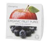 Clearspring bio Apple & purée de myrtille (2x100g) - Paquet de 2