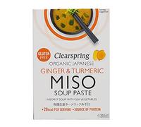 Clearspring Pâte à soupe au miso gingembre curcuma et légumes marins