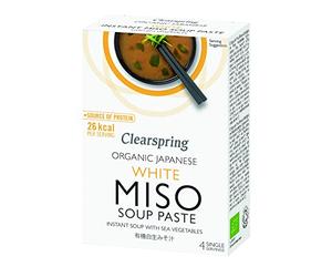 Clearspring Pâte à Soupe Miso Instant White Bio 60 g