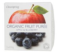 Clearspring Pomme Bio Et Purée De Myrtille (2X100G)