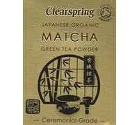 Clearspring Poudre de Thé Vert Japonais Biologique de Cérémonie Matcha 30g