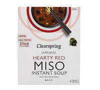 Clearspring Soupe épicée aux algues Miso Enveloppes de 40g