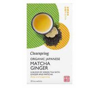 Clearspring Thé Matcha Gingembre Infusettes 20 Sachets