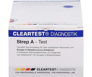 CLEARTEST 02886433 Strep A Lot de 20 testeurs de cassette