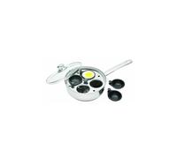 Kitchen Craft Cuit-œufs 4 œufs / Sautoir antiadhésif compatible induction 20,5 cm
