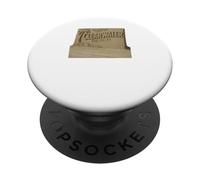 Clearwater Sculpture de Plage en Sable Motif Palmier côtier PopSockets PopGrip Adhésif