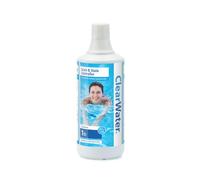 Clearwater Traitement Anti-calcaire et Anti-Taches pour Pompes filtrantes, Jacuzzi, spas et piscines, 1 l, Blanc