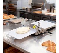 CLEASEBILY Laminoir à Pâte Pliable, Compact Machine à Plier La Pâte, Laminoir Manuel, épaisseur Réglable, pour Pizzas, Croissants Et Pâtisseries,Machine À Pâte 300