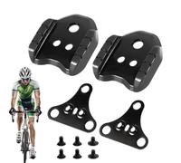 Cleat Adaptateur de Stabilisateur - Adaptateurs de Pédale de Vélo VTT à 3 Trous, Accessoires de Vélo Métal | Grille de Vélo avec Ajustement Universel et Support Uniforme pour VTT, 4,92 X 2,48 X 0,98"