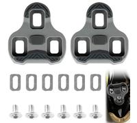Cleats - Pédales pour Look Keo Bike - 3 trous Grip Blade 2 Max Cleats - Compatible avec les systèmes Look KEO Blade, 2 Max, Classic 3, Easy et Power Tap, gris, TPU, 4,5°