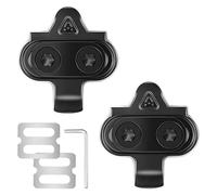 Cleats - Pour pédales Shimano SPD - Plaques pour pédales Shimano SH51 avec plaques antidérapantes - Float à 12° - Convient pour les chaussures de VTT et de cyclisme - Avec clé à molette, fixation à 2