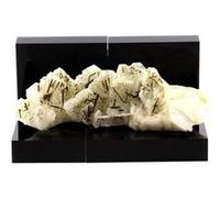 CLEAVELANDITE + TOURMALINE - Pierre Naturelle en Provenance du Brésil, Minas Gerais - Magnifique combinaison de minéraux, énergie de guérison, chakras, lithothérapie 1995.0 ct - Certificat d'Authentic