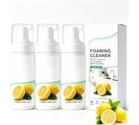 Cleeno Foaming Cleaner,Spray Foam Cleaner,100ml，3PC | Nettoyant Plastique Voiture Interieur,Foam Cleaner Multi Purpose,Mousse Nettoyante Sans Rinçage Pour Nettoyage En Profondeur