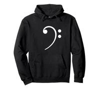 Clef de basse Musique Bassiste Bass Player Notes De Musique Sweat à Capuche