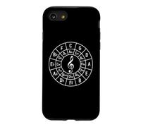 Clef de Sol Theory Circle of Fifths Key Signature Composer Coque pour iPhone SE (2020) / 7/8