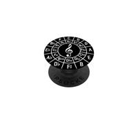 Clef de Sol Theory Circle of Fifths Key Signature Composer PopSockets PopGrip Adhésif