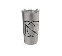 Clef Notes Sigil (Noir) Gobelet isotherme en acier inoxydable double paroi