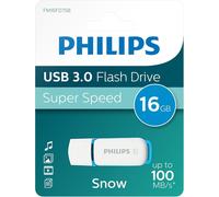 Philips Clé USB Snow Édition FM16FD75B 16 Go USB 3.0 Lecture jusqu'à 100 Mo/s Blanc